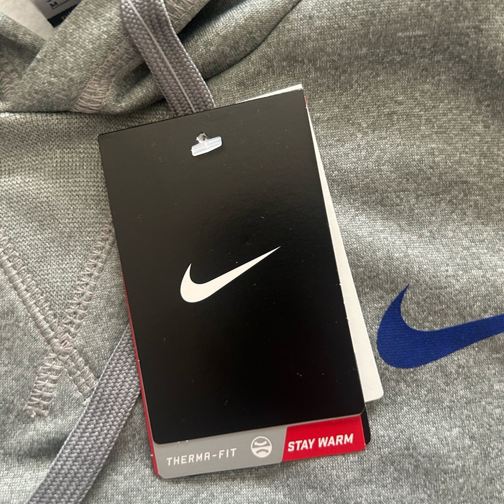 Chicago Cubs Nike Therma-Fit Gray Hoodie - Picture 4 of 5
